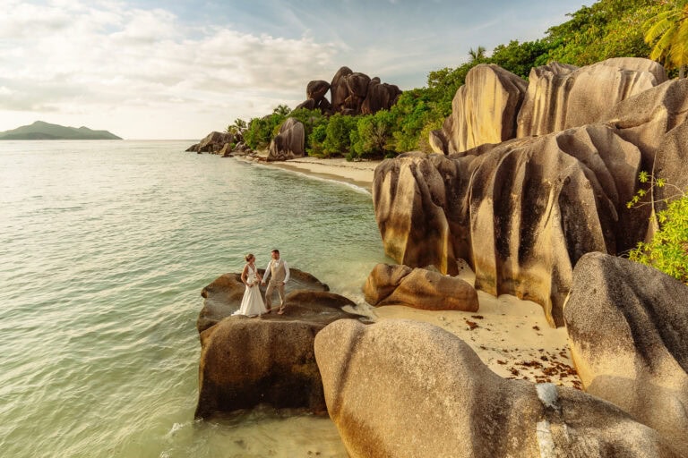 hochzeit seychellen brautpaar julia david 11