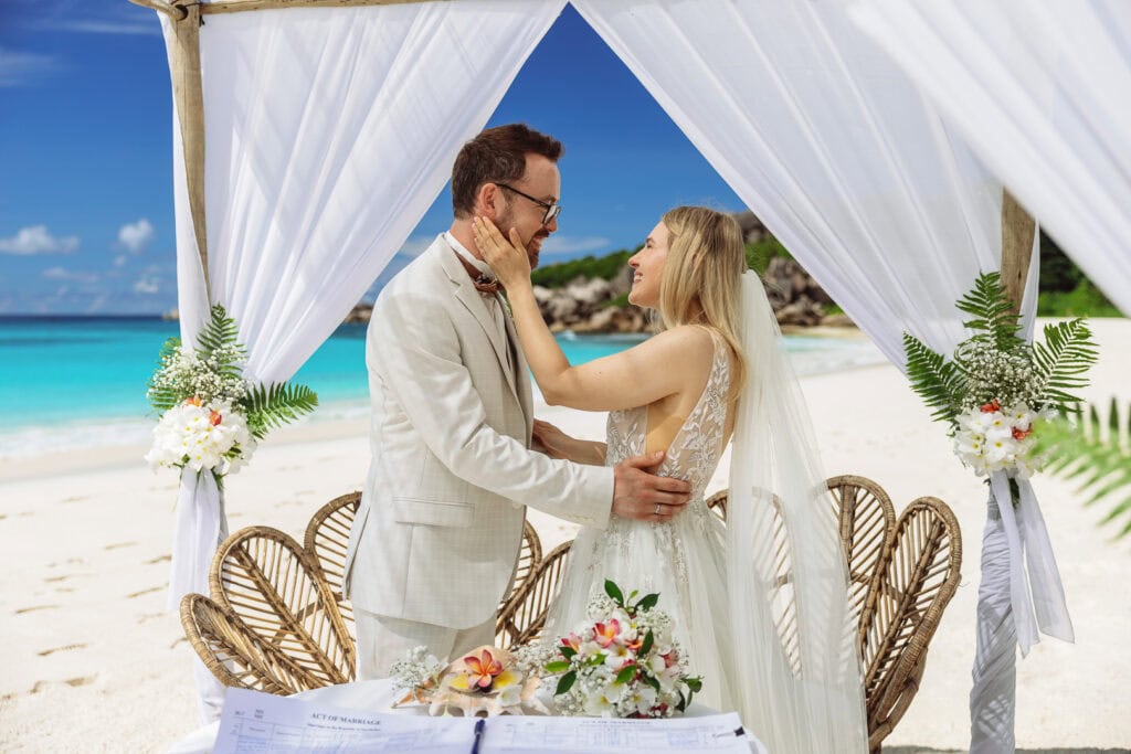 hochzeit seychellen brautpaar nadine michael 05