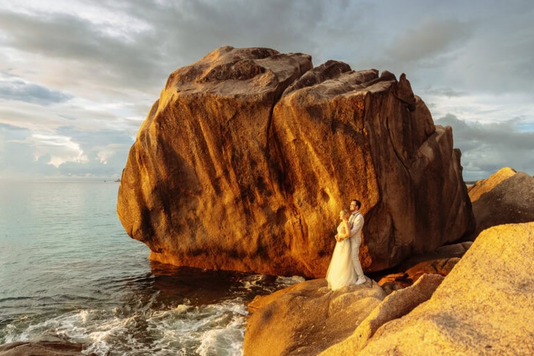 hochzeit seychellen brautpaar nadine michael 16