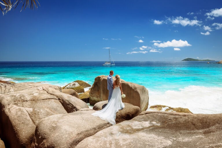 hochzeit seychellen brautpaar birute stefan 10
