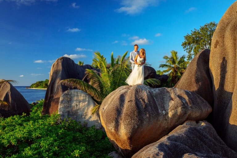 hochzeit seychellen brautpaar birute stefan 21
